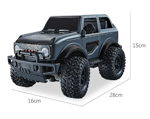 RC Car With LED Headlights, 2.4Ghz Off-Road Monster RC Truck - Mytoysbh