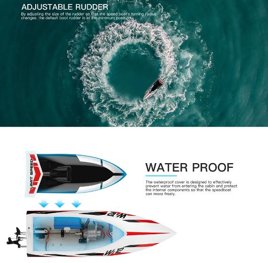 RC Boat Self Righting 35km/h High Speed Remote Control Boats - Mytoysbh