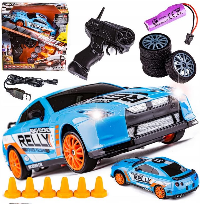 CAR With LED Light 4WD Remote Control Drift Cars Professional - Mytoysbh