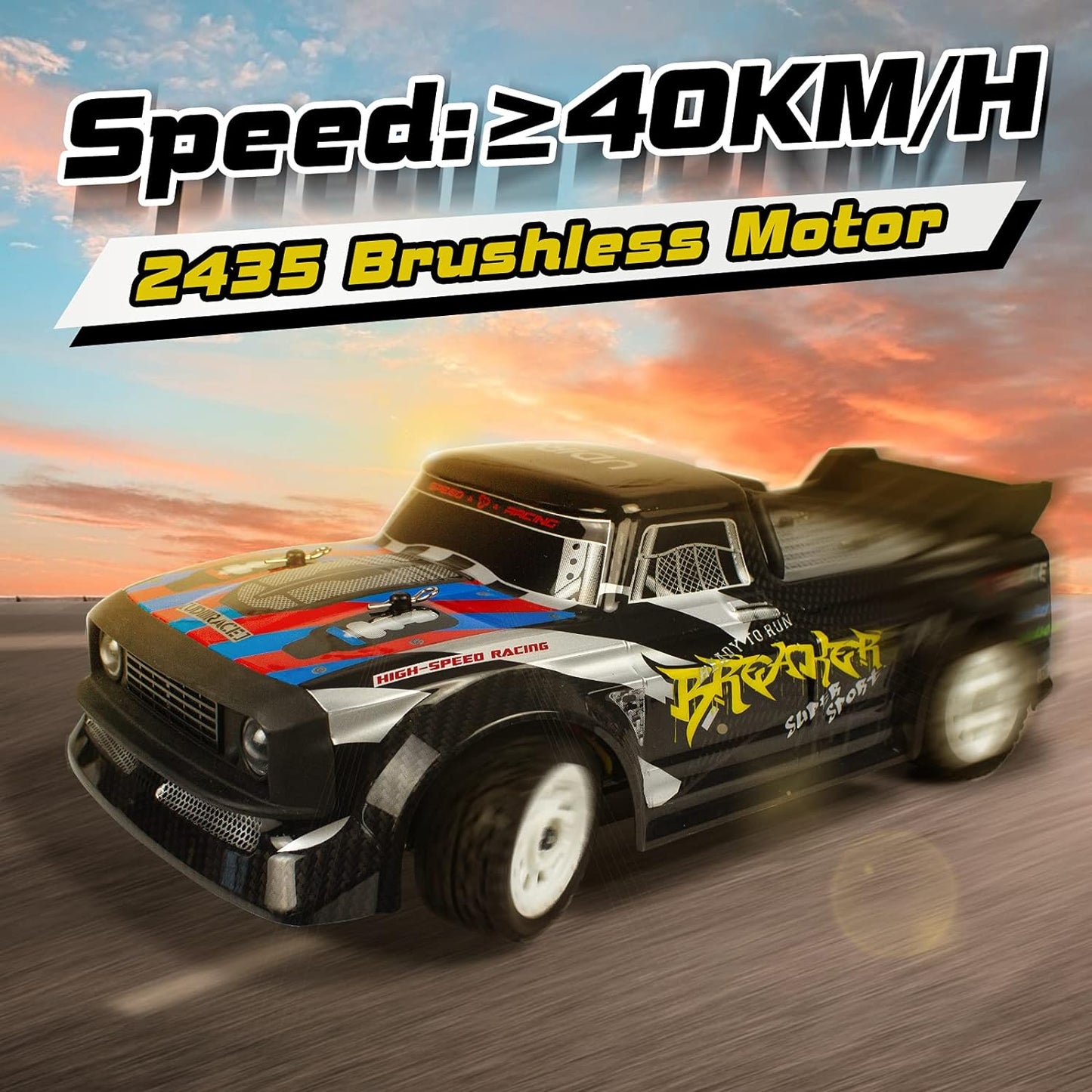 RC Car 4WD RC Drift Car 40KM/H High Speed Brushless - Mytoysbh