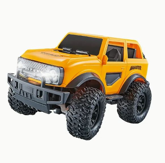 RC Car With LED Headlights, 2.4Ghz Off-Road Monster RC Truck - Mytoysbh