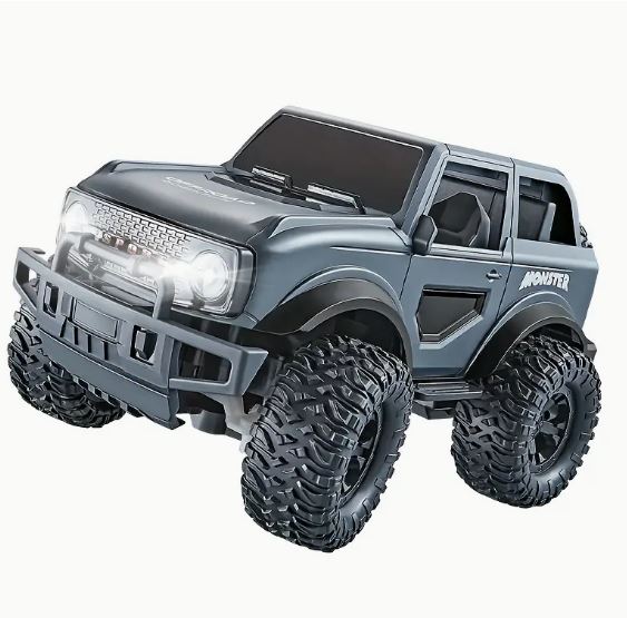 RC Car With LED Headlights, 2.4Ghz Off-Road Monster RC Truck - Mytoysbh