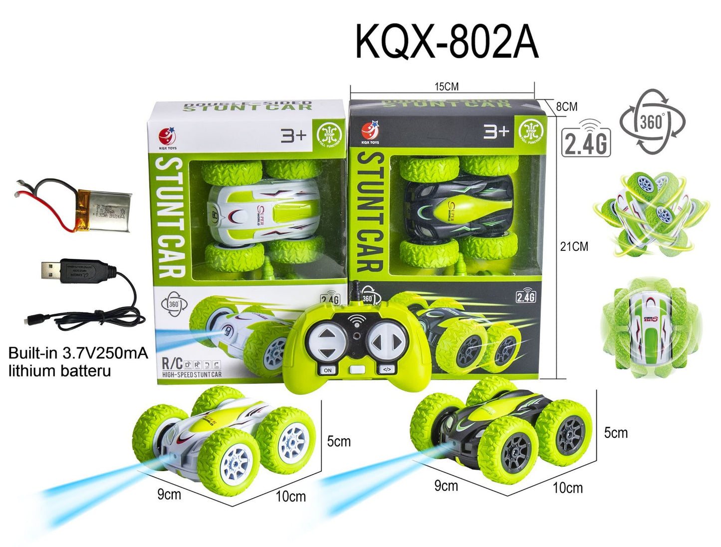 RC Car Climbing Stunt Electric Cars Radio remote control - Mytoysbh