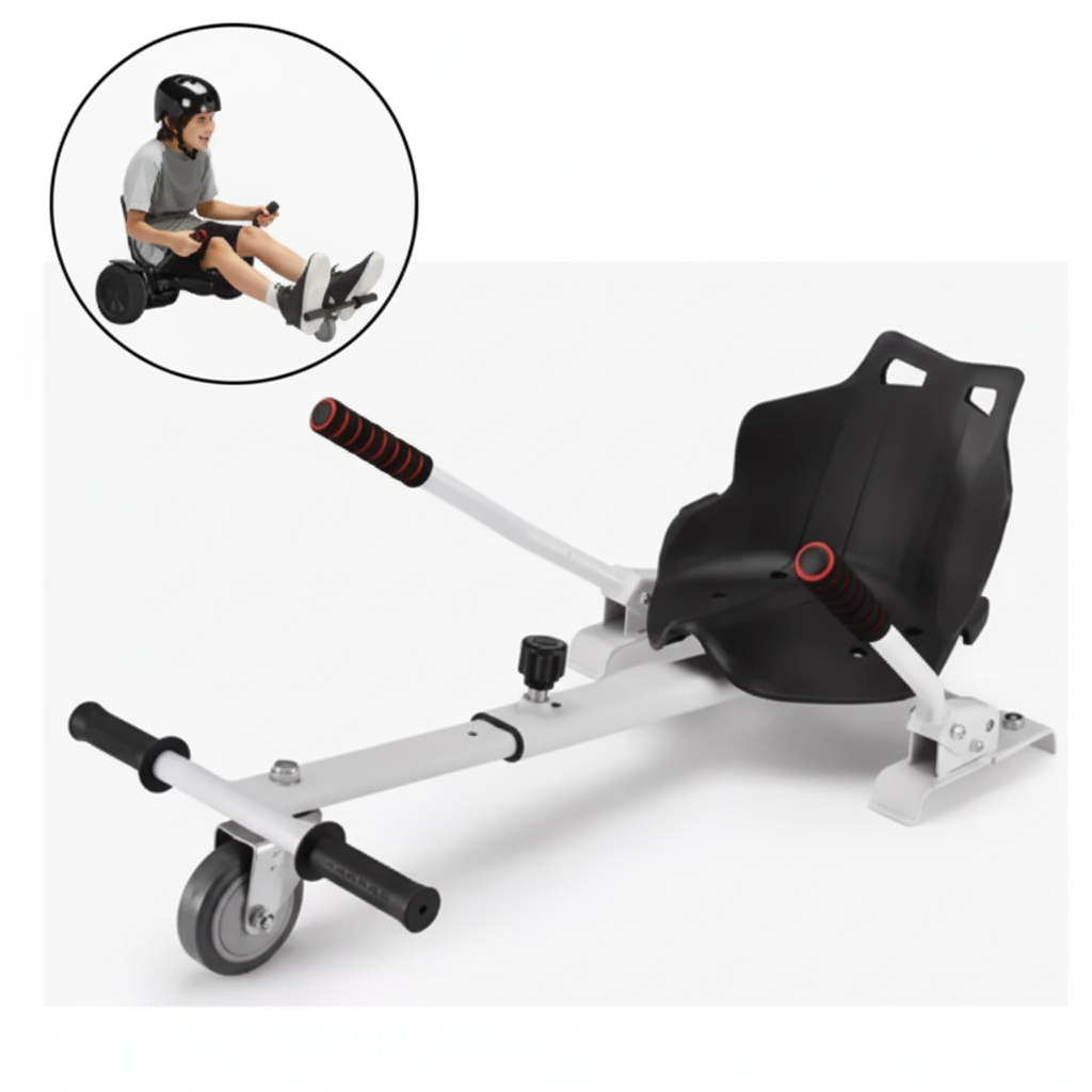 Hoverboard Go Kart Seat - Adjustable for Kids & Adults