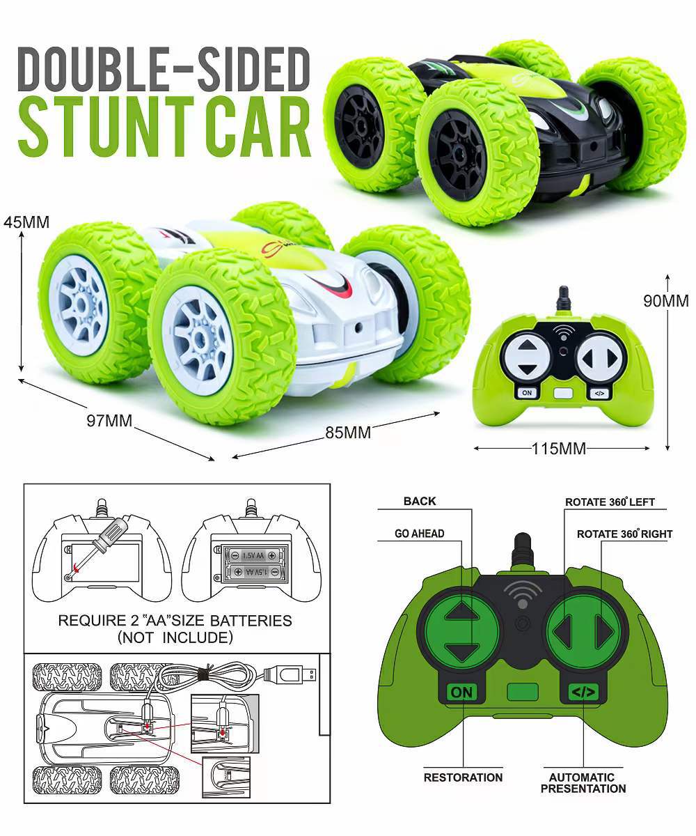 RC Car Climbing Stunt Electric Cars Radio remote control - Mytoysbh