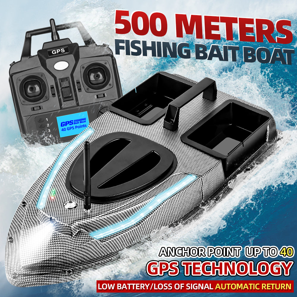 V900 RC Fishing Bait Boat GPS Wireless - Mytoysbh