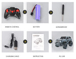 RC Car With LED Headlights, 2.4Ghz Off-Road Monster RC Truck - Mytoysbh