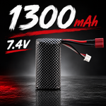 7.4v 1300mah lipo battery  25 li-ion 15c