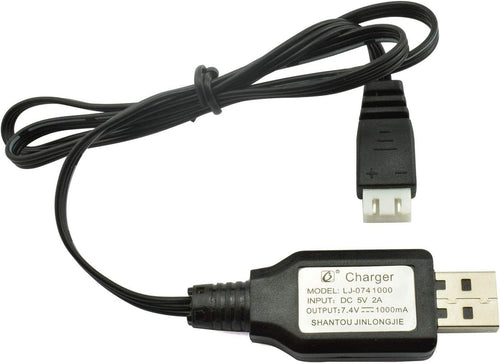 MYTOYS 7.4V 2S LiPo Battery USB Charger Cable (1A, XH-3P Connector) |