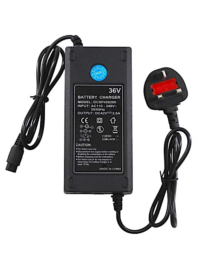 Mytoys 36V 2A Electric Drift Scooter & Hoverboard Charger | 3-Prong In
 – MYTOYS