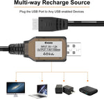 MYTOYS 7.4V 2S LiPo Battery USB Charger Cable (1A, XH-3P Connector) |