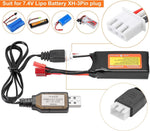 MYTOYS 7.4V 2S LiPo Battery USB Charger Cable (1A, XH-3P Connector) |