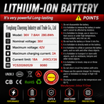 mi 36v 7800ah lipo Battery