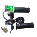 Handlebar Throttle Speed Dashboard with LCD Display, Electric Bicycle Scooter, Drift Trike Cart, Accelerator Accessories