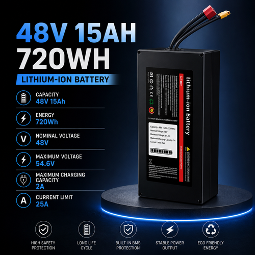 48v 15ah lithium-ion battery for electric scooter 48v