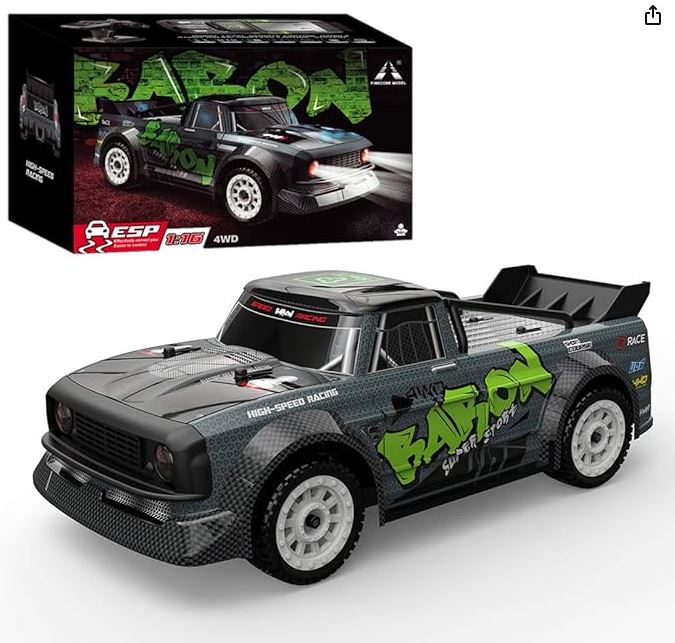 fisca 116 Remote Control High Speed Car, 4WD RC Drifting Racing Cars - Mytoysbh